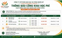 Thông Báo Học Phí